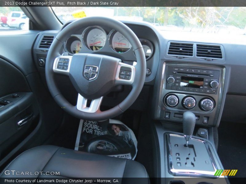 Pitch Black / Dark Slate Gray 2013 Dodge Challenger SXT Plus
