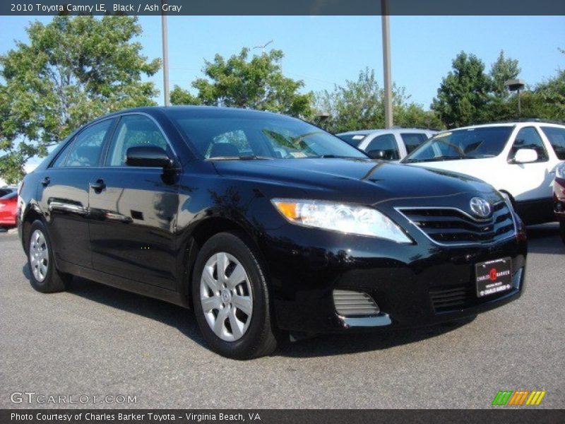 Black / Ash Gray 2010 Toyota Camry LE