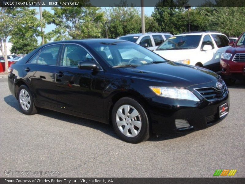 Black / Ash Gray 2010 Toyota Camry LE