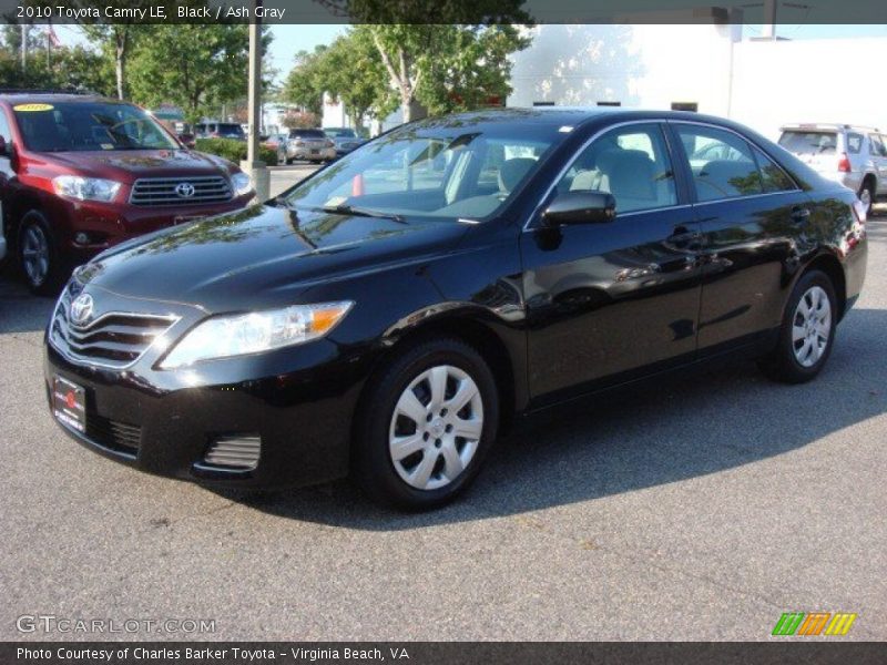 Black / Ash Gray 2010 Toyota Camry LE