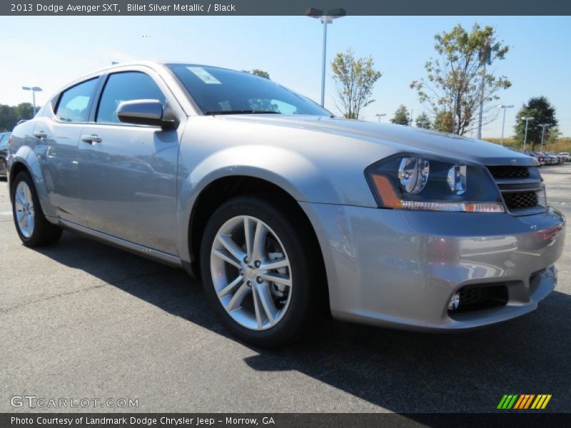 Billet Silver Metallic / Black 2013 Dodge Avenger SXT
