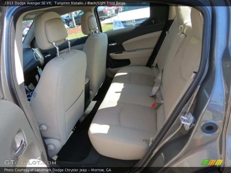 Tungsten Metallic / Black/Light Frost Beige 2013 Dodge Avenger SE V6
