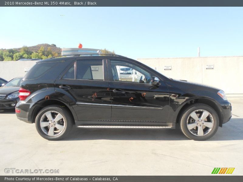 Black / Black 2010 Mercedes-Benz ML 350 4Matic