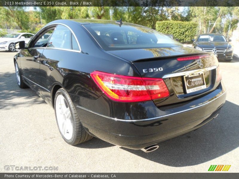 Black / Black 2013 Mercedes-Benz E 350 Coupe
