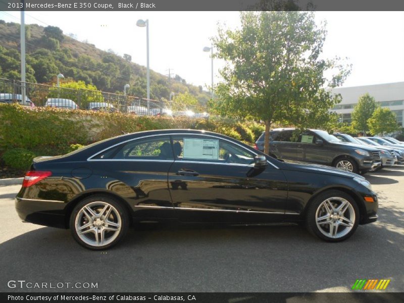 Black / Black 2013 Mercedes-Benz E 350 Coupe