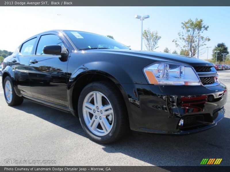 Black / Black 2013 Dodge Avenger SXT