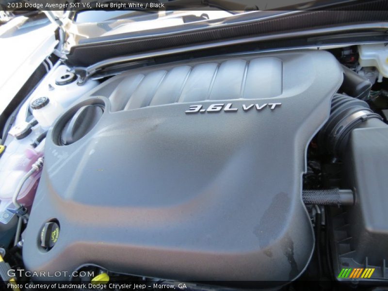New Bright White / Black 2013 Dodge Avenger SXT V6