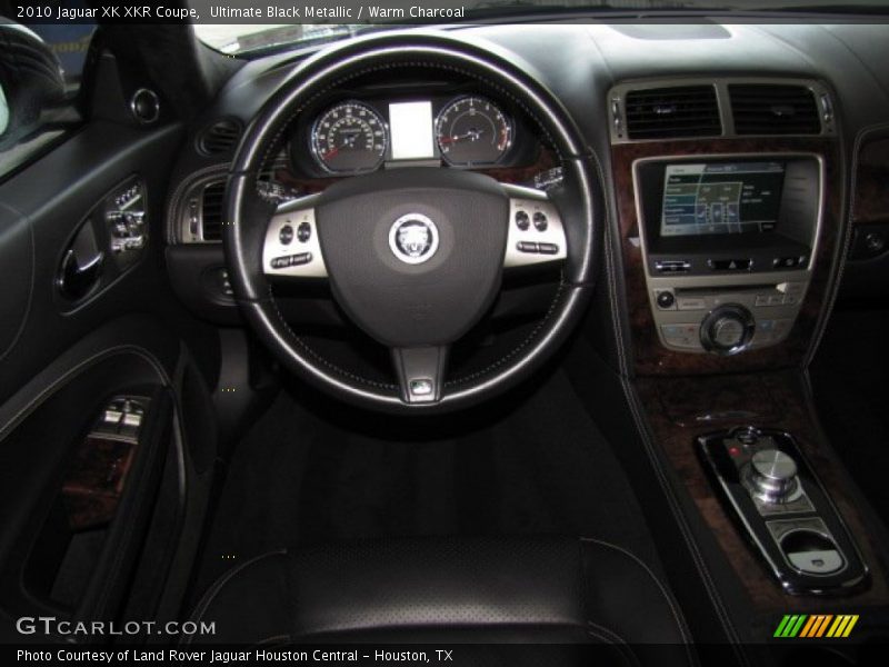 Ultimate Black Metallic / Warm Charcoal 2010 Jaguar XK XKR Coupe
