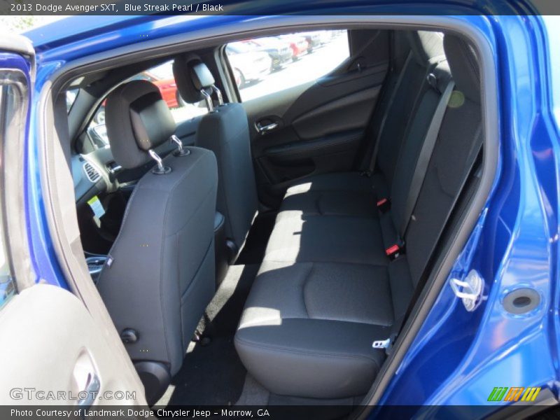 Blue Streak Pearl / Black 2013 Dodge Avenger SXT