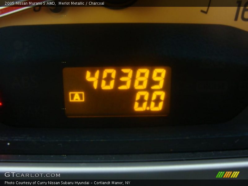 Merlot Metallic / Charcoal 2005 Nissan Murano S AWD