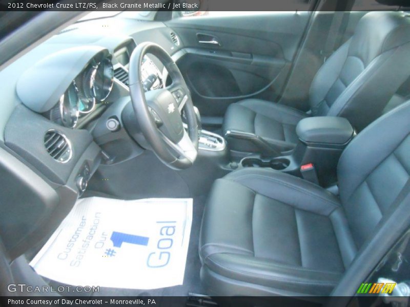 Black Granite Metallic / Jet Black 2012 Chevrolet Cruze LTZ/RS