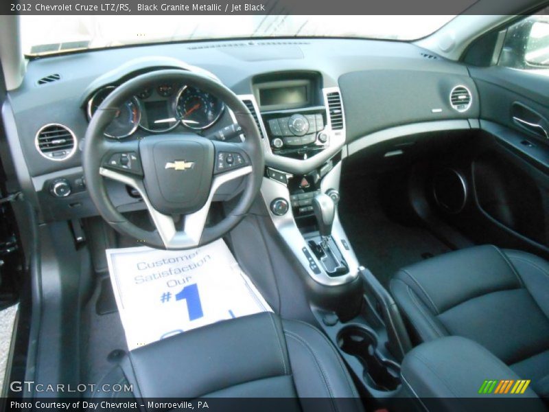Black Granite Metallic / Jet Black 2012 Chevrolet Cruze LTZ/RS