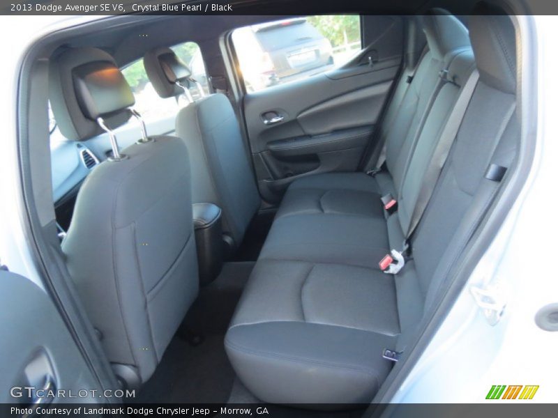 Crystal Blue Pearl / Black 2013 Dodge Avenger SE V6