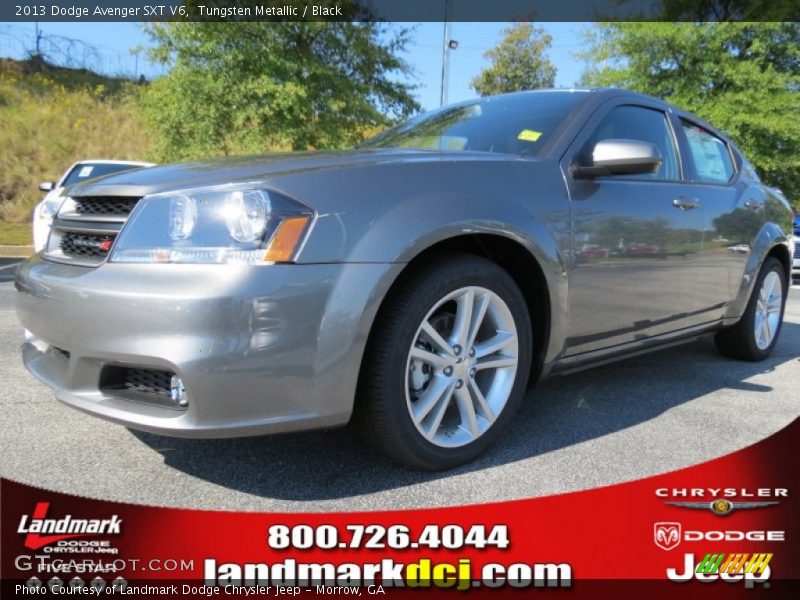 Tungsten Metallic / Black 2013 Dodge Avenger SXT V6