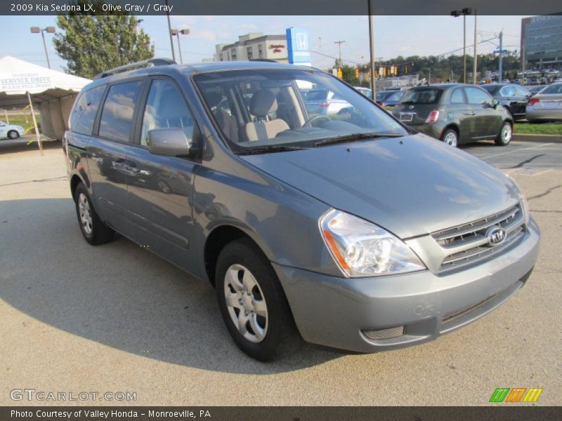 Olive Gray / Gray 2009 Kia Sedona LX
