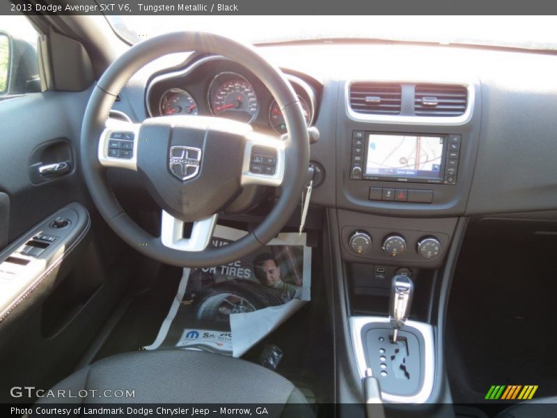Tungsten Metallic / Black 2013 Dodge Avenger SXT V6