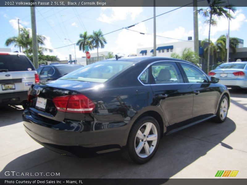 Black / Cornsilk Beige 2012 Volkswagen Passat 2.5L SE