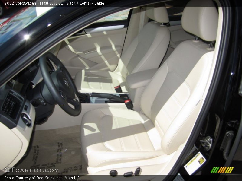 Black / Cornsilk Beige 2012 Volkswagen Passat 2.5L SE