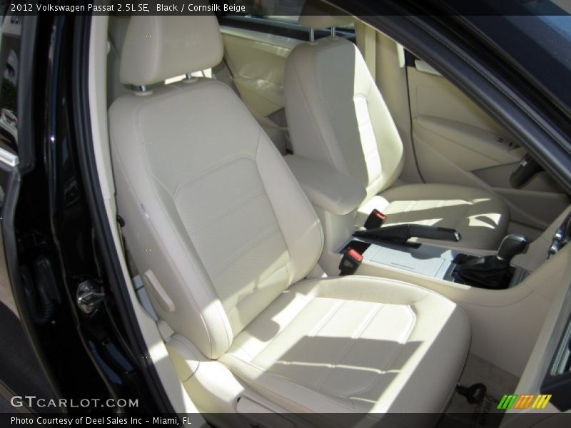 Black / Cornsilk Beige 2012 Volkswagen Passat 2.5L SE