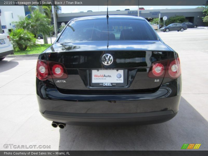 Black / Titan Black 2010 Volkswagen Jetta S Sedan