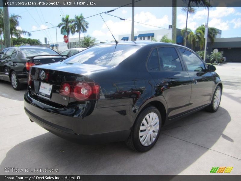 Black / Titan Black 2010 Volkswagen Jetta S Sedan