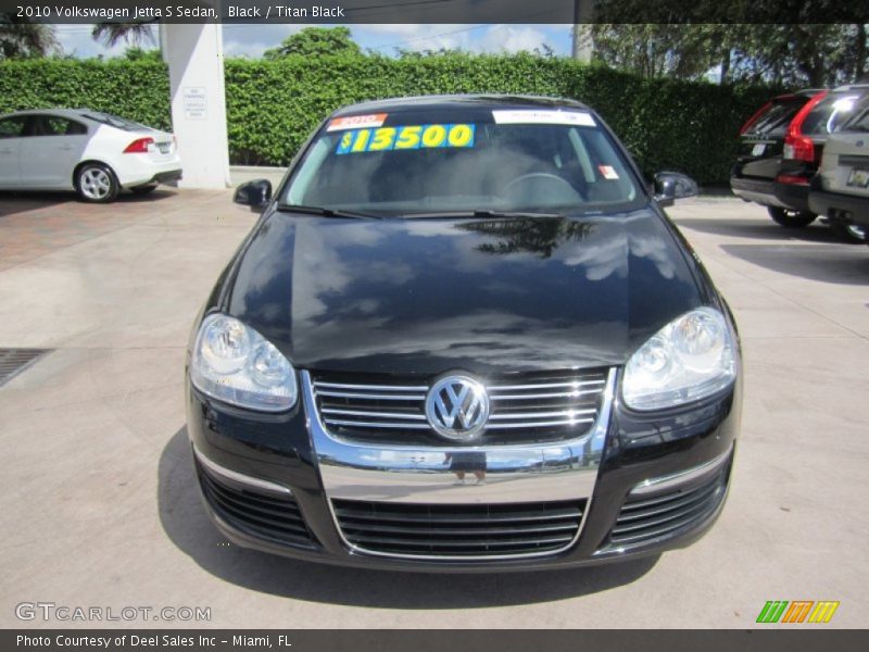 Black / Titan Black 2010 Volkswagen Jetta S Sedan