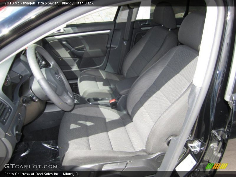 Black / Titan Black 2010 Volkswagen Jetta S Sedan