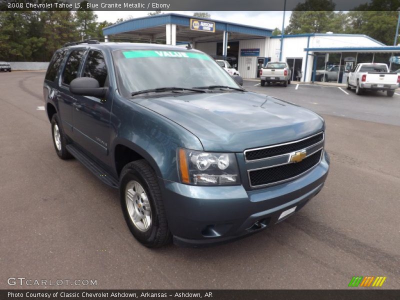 Blue Granite Metallic / Ebony 2008 Chevrolet Tahoe LS