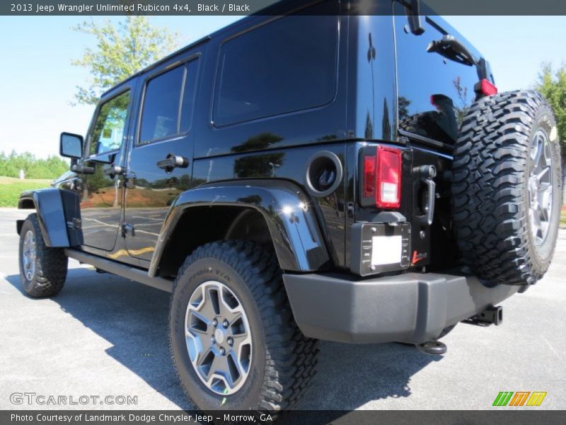 Black / Black 2013 Jeep Wrangler Unlimited Rubicon 4x4