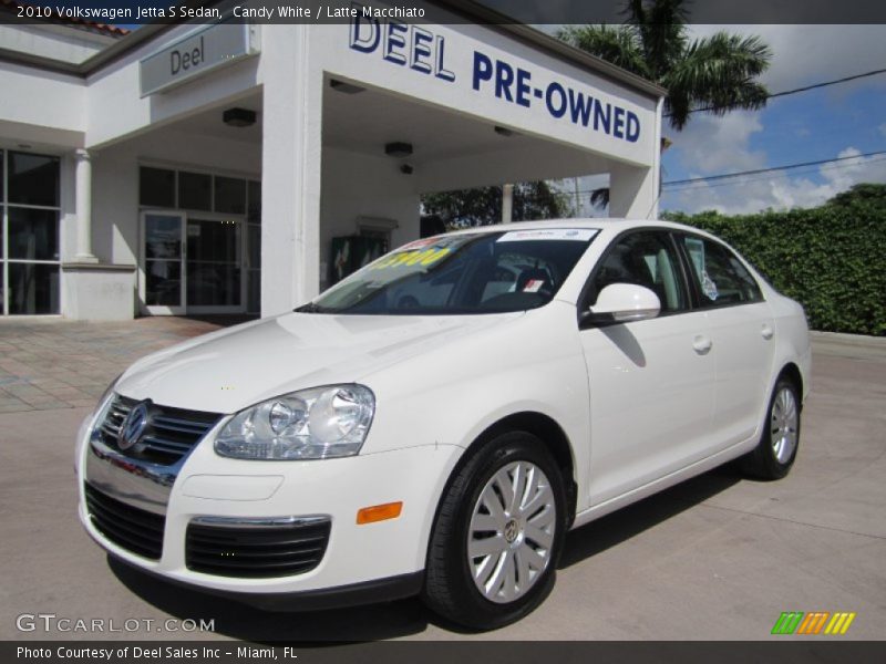 Candy White / Latte Macchiato 2010 Volkswagen Jetta S Sedan