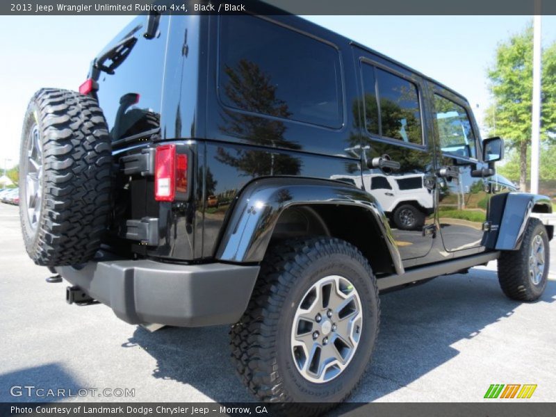 Black / Black 2013 Jeep Wrangler Unlimited Rubicon 4x4