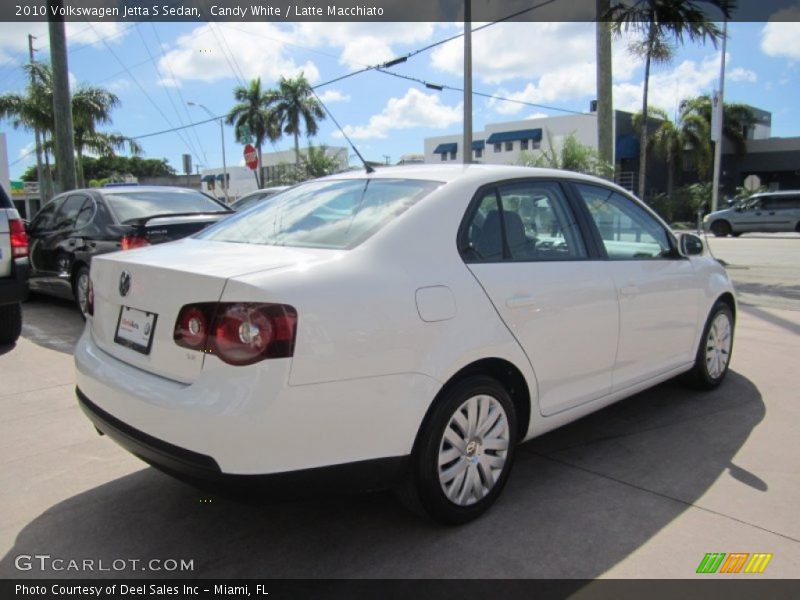 Candy White / Latte Macchiato 2010 Volkswagen Jetta S Sedan
