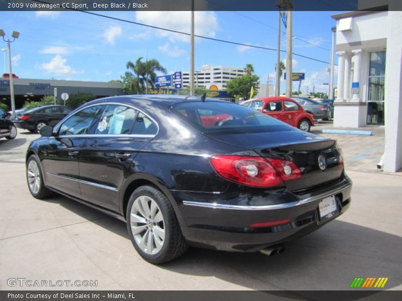 Deep Black / Black 2009 Volkswagen CC Sport