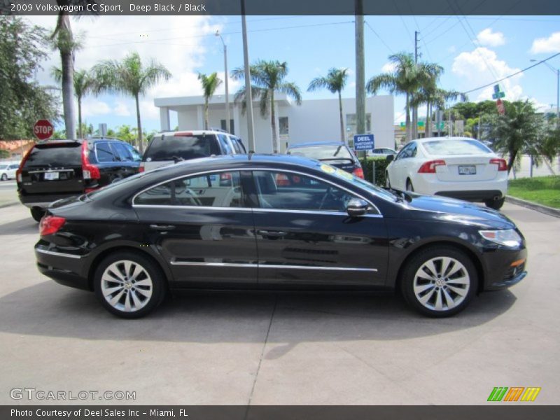 Deep Black / Black 2009 Volkswagen CC Sport