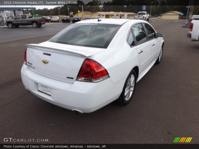 Summit White / Ebony 2012 Chevrolet Impala LTZ