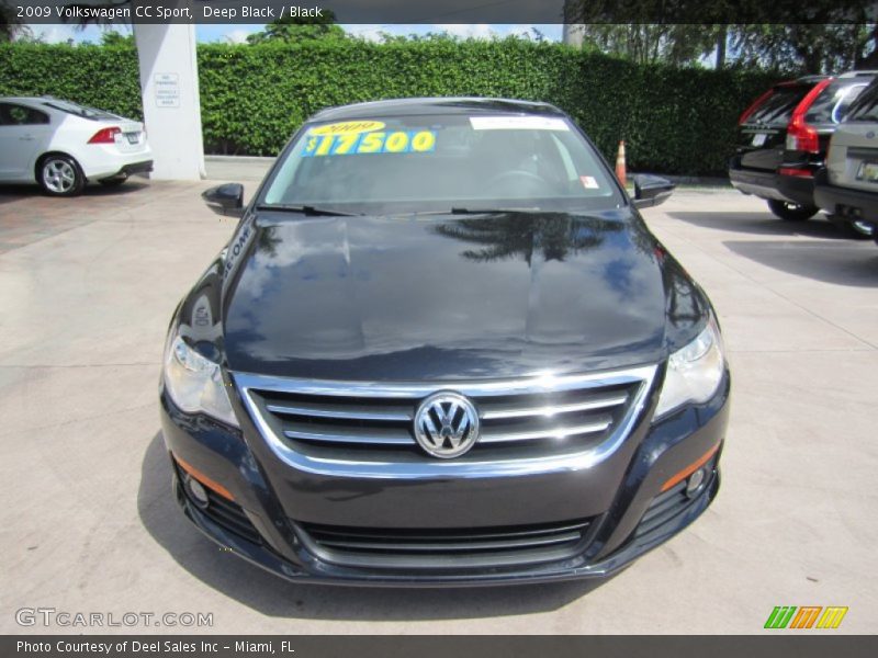 Deep Black / Black 2009 Volkswagen CC Sport