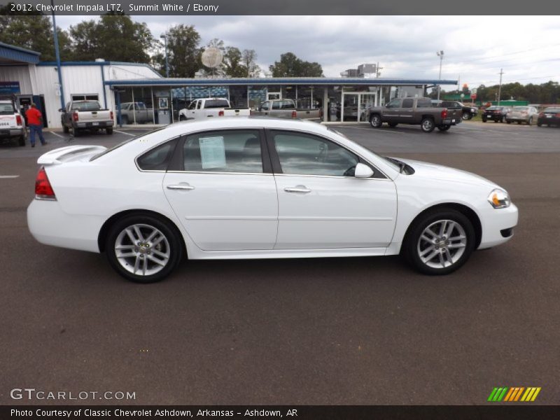 Summit White / Ebony 2012 Chevrolet Impala LTZ