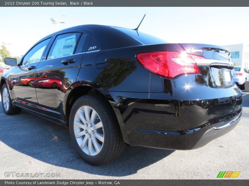 Black / Black 2013 Chrysler 200 Touring Sedan
