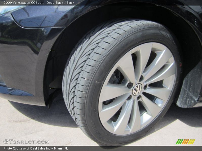 Deep Black / Black 2009 Volkswagen CC Sport