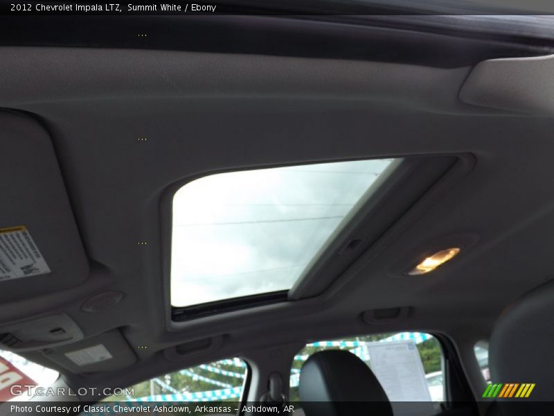 Summit White / Ebony 2012 Chevrolet Impala LTZ