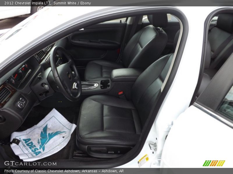 Summit White / Ebony 2012 Chevrolet Impala LTZ