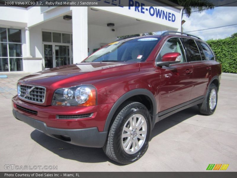 Ruby Red Metallic / Sandstone 2008 Volvo XC90 3.2