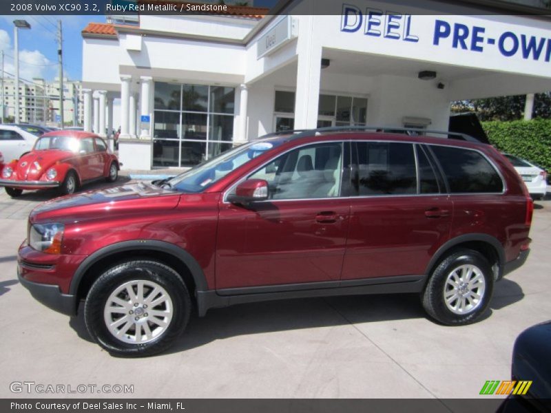 Ruby Red Metallic / Sandstone 2008 Volvo XC90 3.2