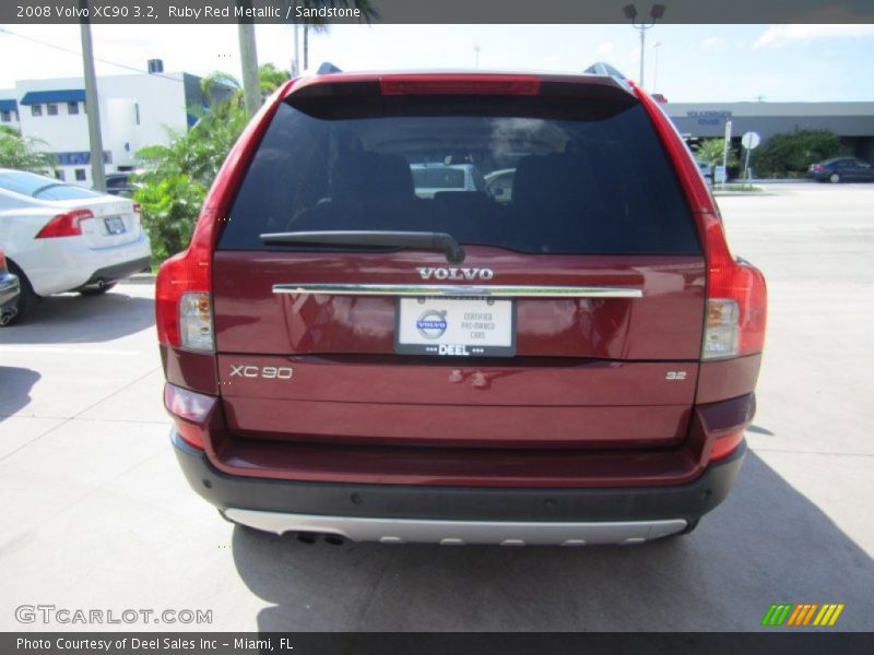 Ruby Red Metallic / Sandstone 2008 Volvo XC90 3.2