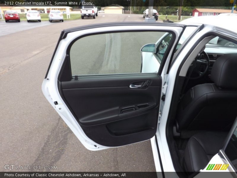 Summit White / Ebony 2012 Chevrolet Impala LTZ