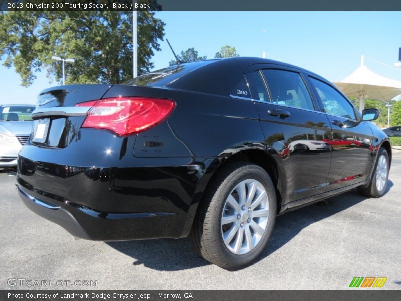Black / Black 2013 Chrysler 200 Touring Sedan