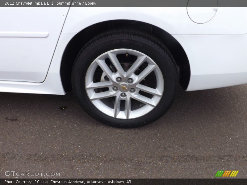 Summit White / Ebony 2012 Chevrolet Impala LTZ