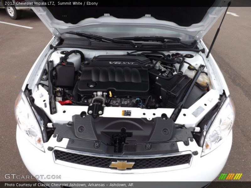 Summit White / Ebony 2012 Chevrolet Impala LTZ