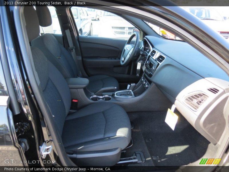 Black / Black 2013 Chrysler 200 Touring Sedan