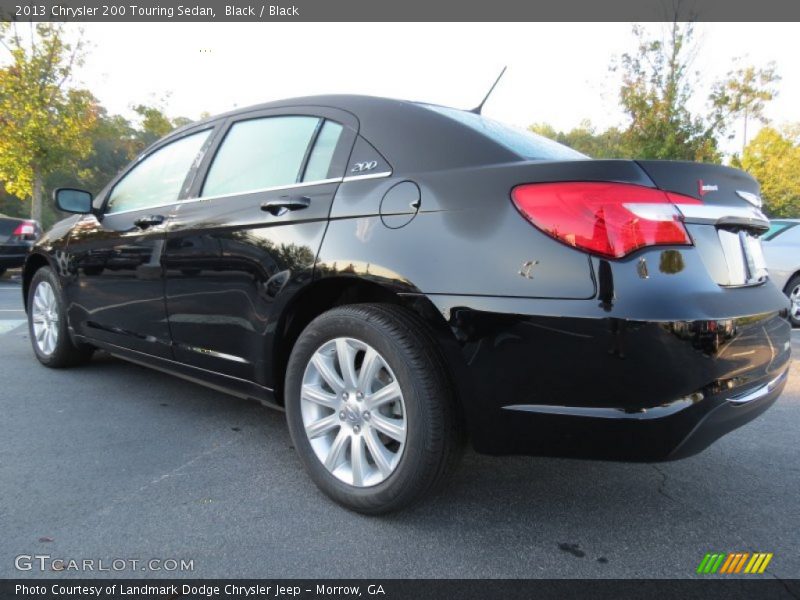 Black / Black 2013 Chrysler 200 Touring Sedan